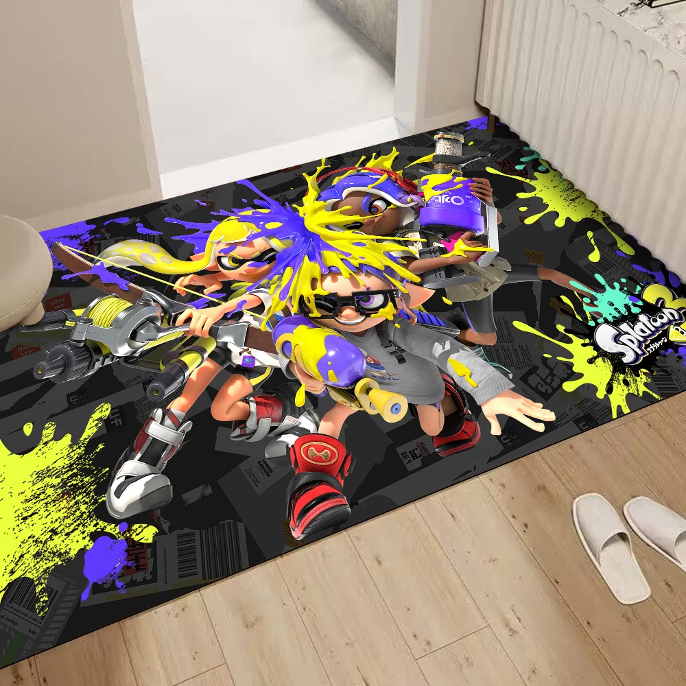 Gra Splatoon Mata łazienkowa Retro Wielokrotny wybór Dywanik kuchenny do salonu Antypoślizgowe maty nocne