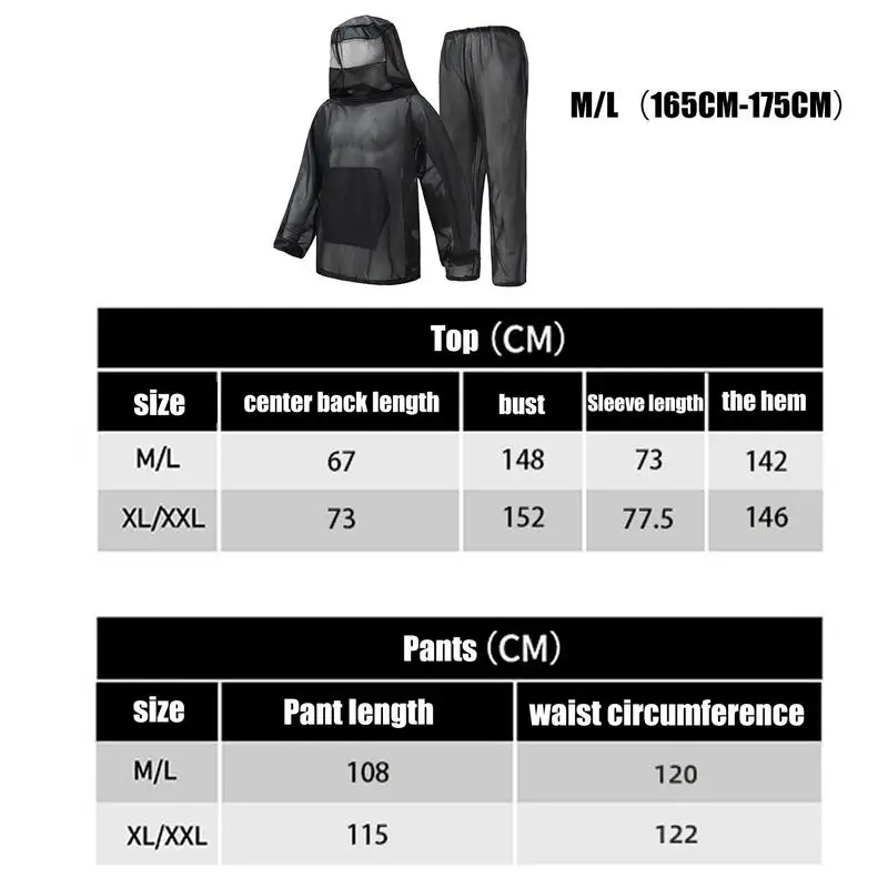 Outdoor Fly Net Shirt Mesh Capuchon Bug Jacket Mesh Bee Suit voor imkers Shield Barrier Protection Repeller Wearable Guard
