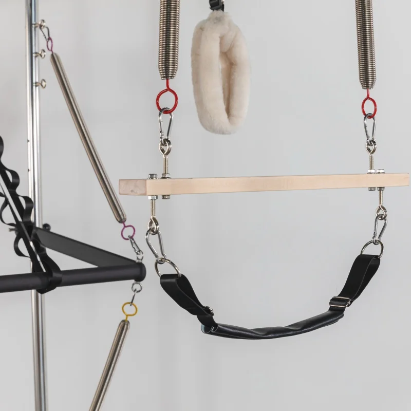 Wooden Pilates Reformer Adjustable Maple Aerial Flyer Equipment Set