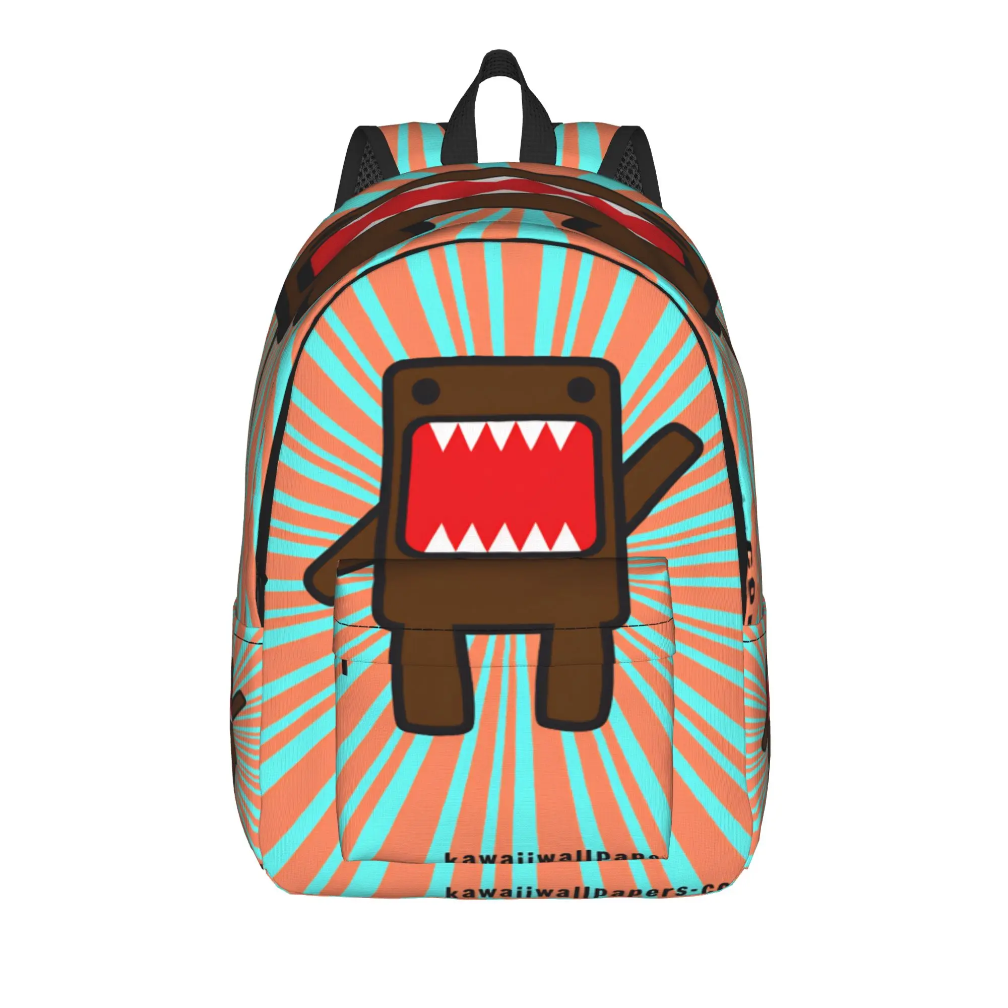 Domo Kun Monster Backpack  Casual Backpacks Student Outdoor Durable High School Bags Design Rucksack