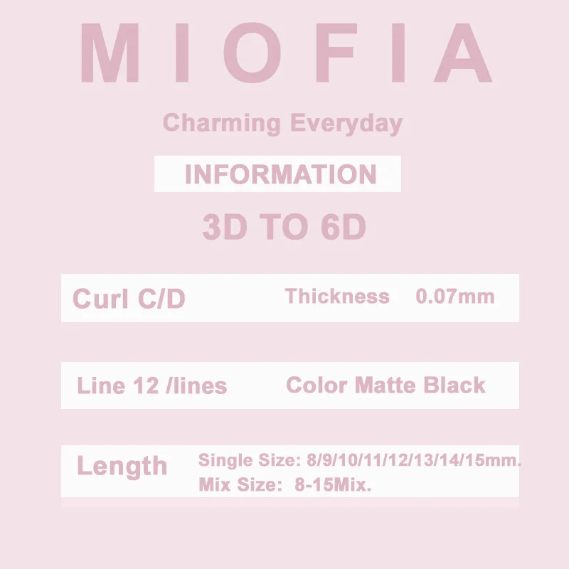 Moyfia 12 linhas de extensão de cílios 3d 4d 5d 6d pré-fabricado cílios postiços volume c/d 8-15mm w forma natural macio cílios individuais