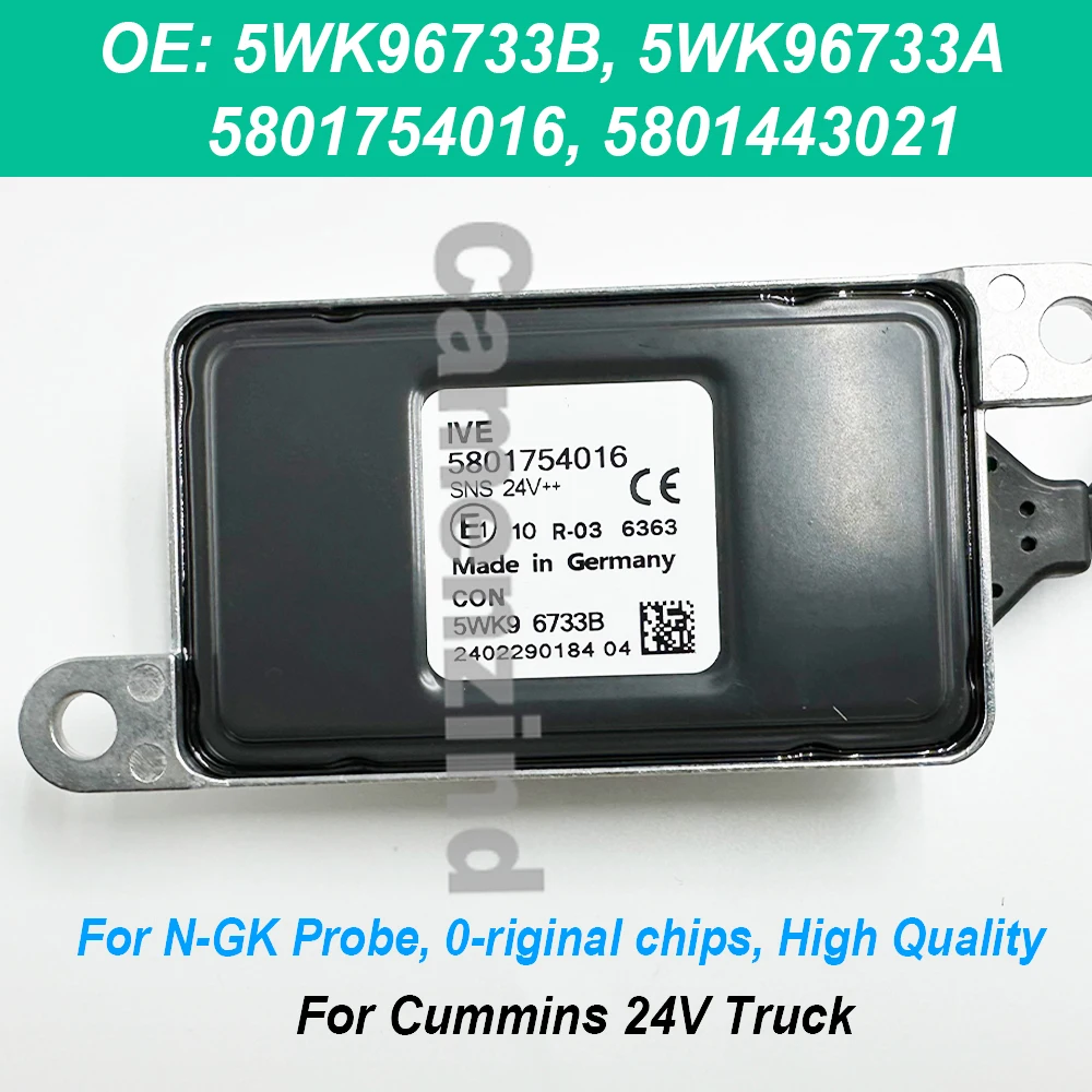 

5WK96733B 5WK96733A 5801754016 5801443021 NEW For NGK Probe Nitrogen Oxide Nox Sensor High Quality For Iveco Euro CARGO