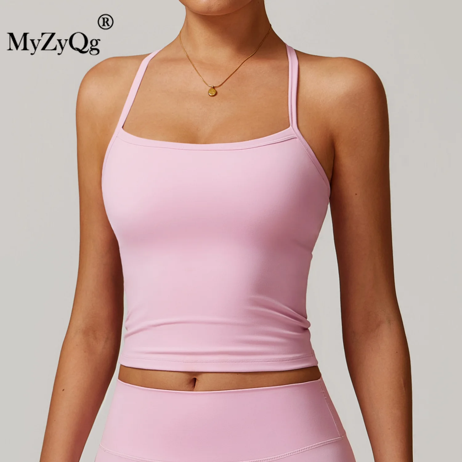 MyZyQg Women Sportswear Tank Tops Winter Frosted Back Yoga Vest Quick Dry Fitness Top Wearing Running Sports Vest Female