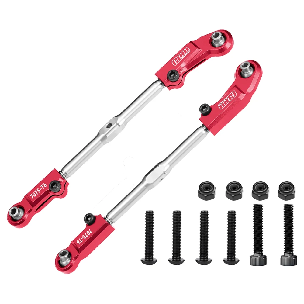 ARRMA 1/7 BIG ROCK 1/8 Kraton NOTORIOUS Outcast EXB V5 V6 6S用 GPM メタルフロントステアリングタイロッド ARA340175 ARA330817 ARA330662