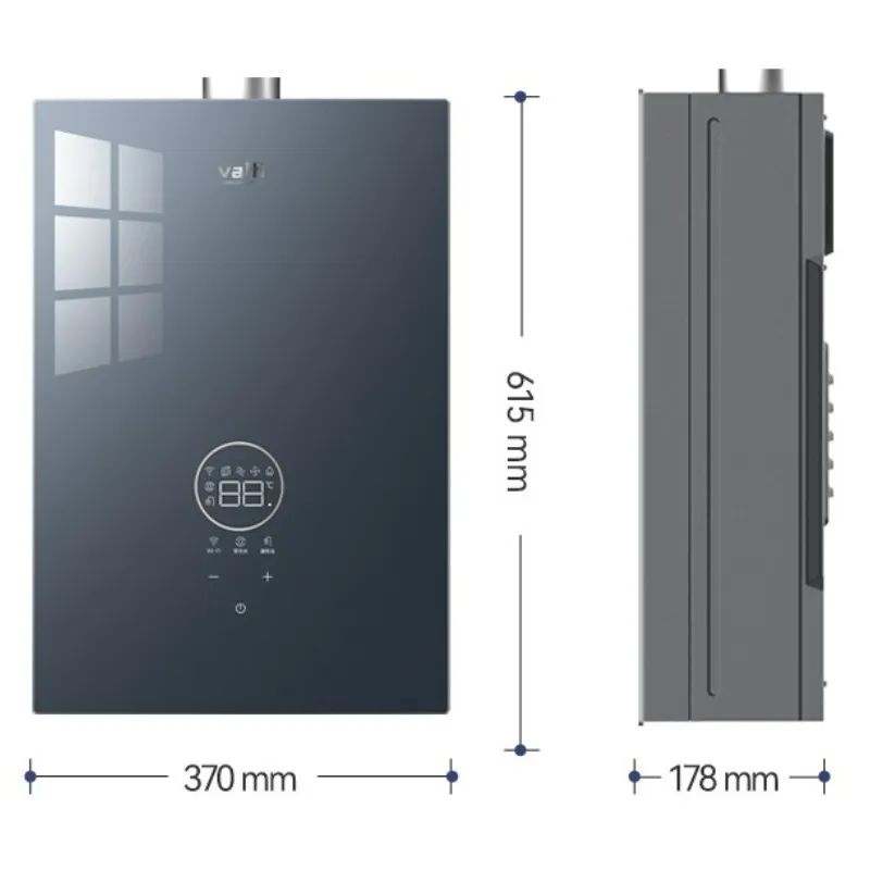 Gas-Wasser-Heizung, Erdgas Null kaltes Wasser intelligente Booster Warmwasser bereiter SJ7-16 Instant-Warmwasser bereiter