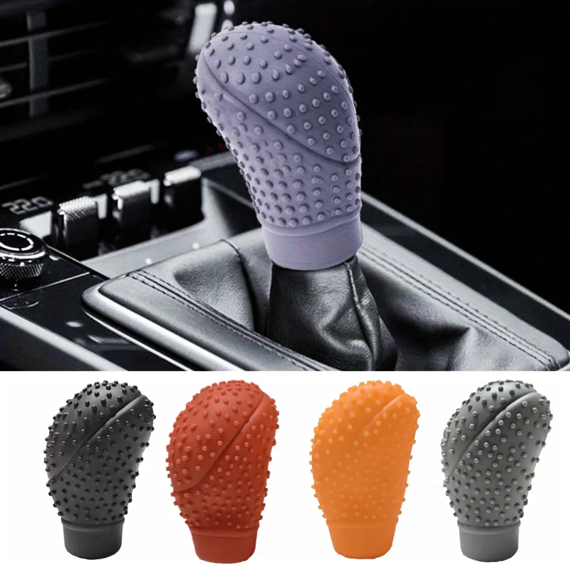 2026 New Car Gearshift Coversilica Gel Material Gearshift Cover Deco Accessory Cars Cover Dust Automobile General Purpose