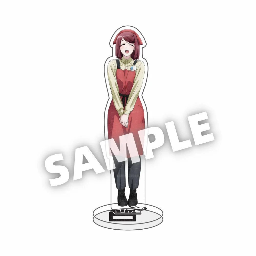 New Anime Smoking Behind the Supermarket with You Acrylic 15cm Characters cute Keychain Standing signboard Sasaki Tayama
