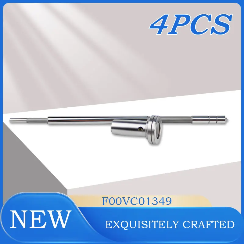 4PCS  F00VC01349 Valve Assembly Fuel Injector Control Valve Set For Common Rail Injector 0433171935  YF1033