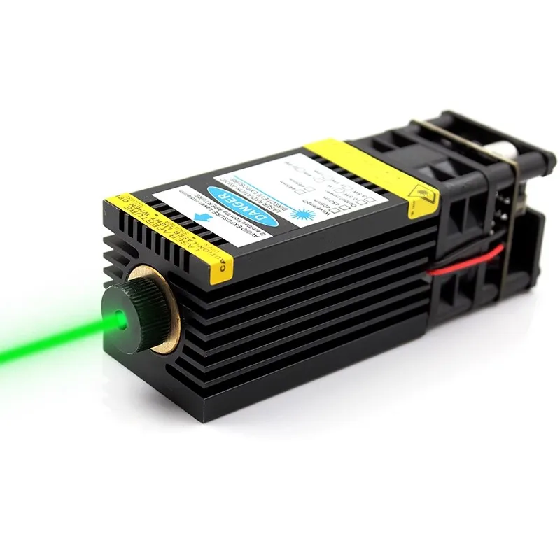 520nm 500mW High-Power Adjustable Focus Green Laser Module 12V for Bird Repellent