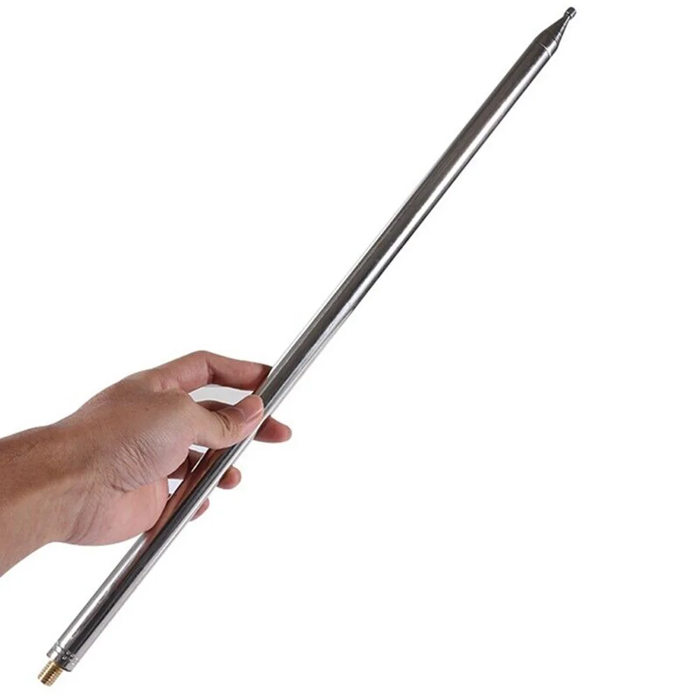 

2Pcs 5.6M 201 Stainless Steel Whip Antenna Pull Rod For HF Radio Positive Measurement & Analysis Instruments Parts