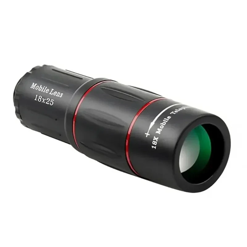 18X25 HD Phone Telephoto Lens, External Monocular Telescope, 18X Zoom Pro Photography, Capture Distant Moments Clearly