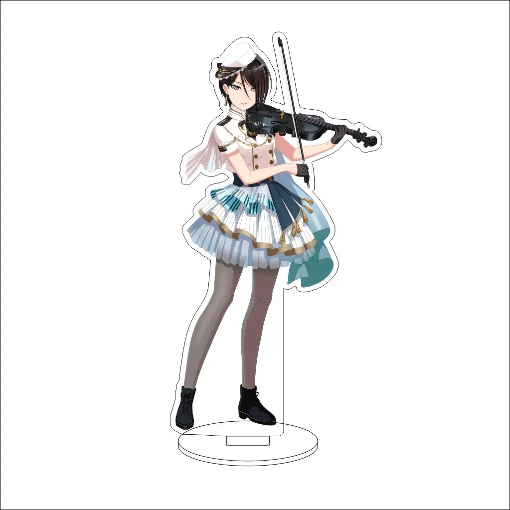 16CM Anime ‌BanG Dream ‌Udagawa Tomoe Uehara Himari  Aoba Moka Mitake Ran Cos Acrylic Figure Stand Ornaments Chirstmas Gifts view 5