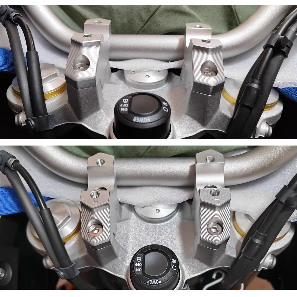 Motorcycle F 900GS Accessories Handlebar Riser Drag Handle Bar Clamp Extend Adapter For BMW F900GS Adventure F 900 GS ADV 2024-