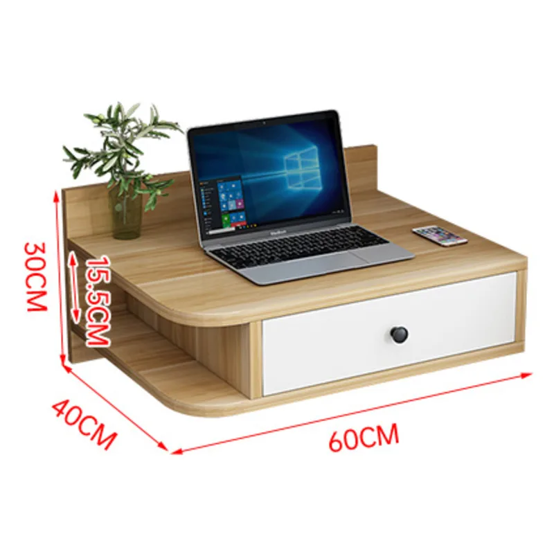 Compact Learning Writing Desk Household Nook Type Scribble Table Small Bedroom Side Mounted Vanity for Productivity