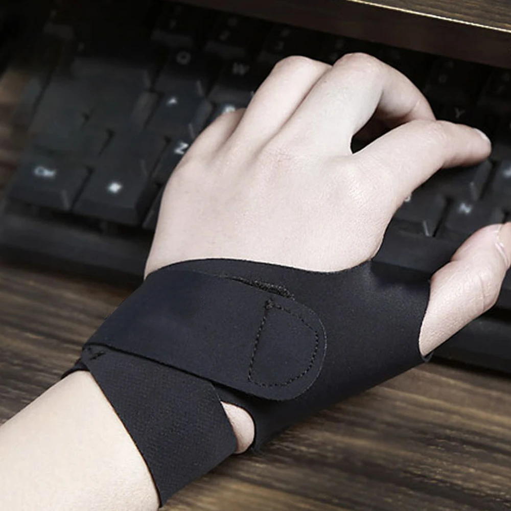 1 PC Adjustable Wrist Splint Brace Thumb Support Stabilizer Finger Protector Injury Aid Tool for Gaming, Typing,Daily Activities