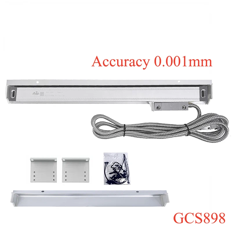 

HXX GCS898 0.001mm Linear Glass Scale SINO 550mm 600 650 700 750 800 850 900mm TTL 1um Optical Encoder Sensor Ruler For Milling