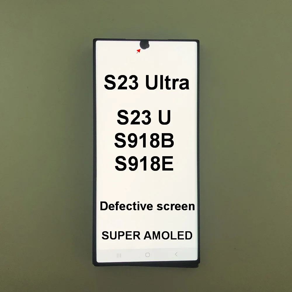 100% Testowane wyświetlacze LCD do Samsung Galaxy S23 Ultra S918E S918B/DS, ekran dotykowy, digitizer, zamiennik z uszkodzonym ekranem — zdjęcie produktu 7