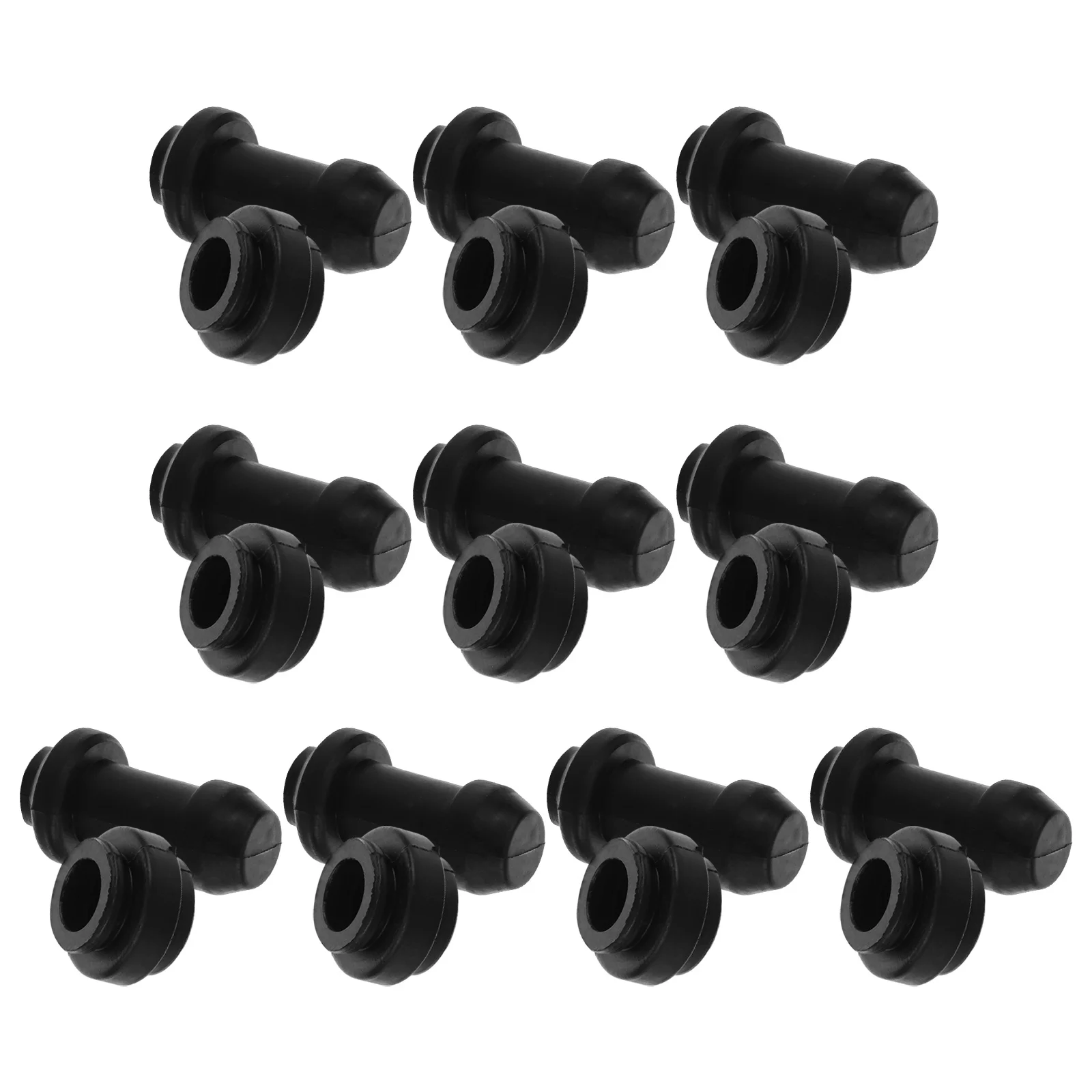 

10Sets Motorcycle Accessories Rubber Brake Bleeder Screw Caps Shock Absorption Durable Grease Fitting Caps Replacement Covers