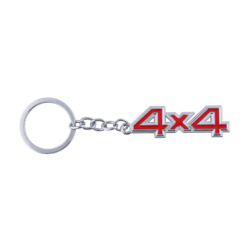 1Pcs 4×4 Logo Car Keychain Keyring Car Tools Suitable for All Models Keychain Car Gadget Key Ring Car Accessories Keychain