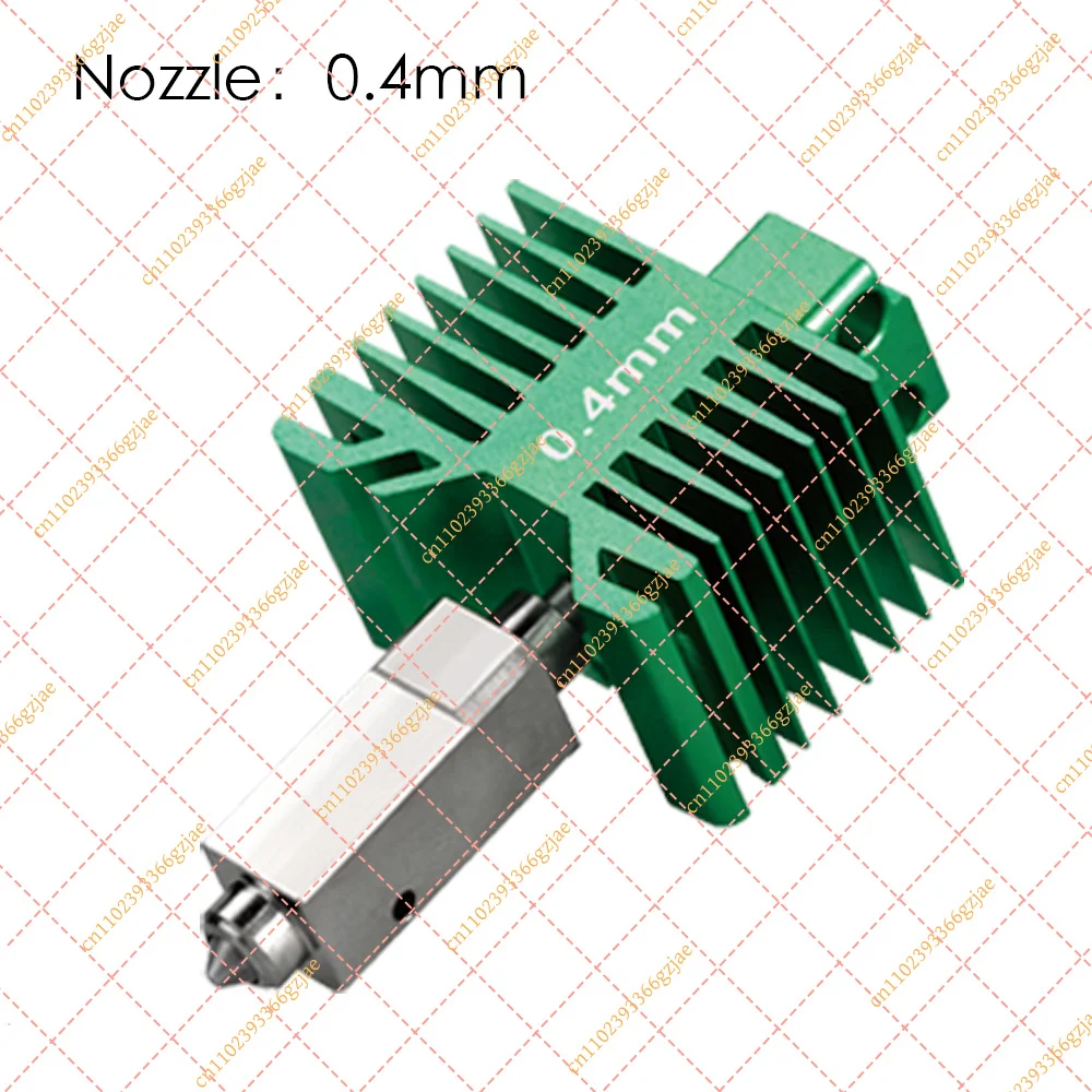 

Tungsten Carbide Nozzles Hotend Kit for Bambu Lab X1C, P1 Series 3D Printer 550℃ High Temperature Tungsten Carbide Nozzle hotend