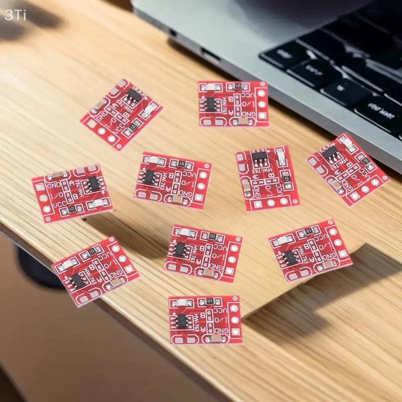 Paquete económico de 10 módulos de teclas táctiles capacitivas TTP223, función de interruptor autoblocante/momentaneo, un solo canal.