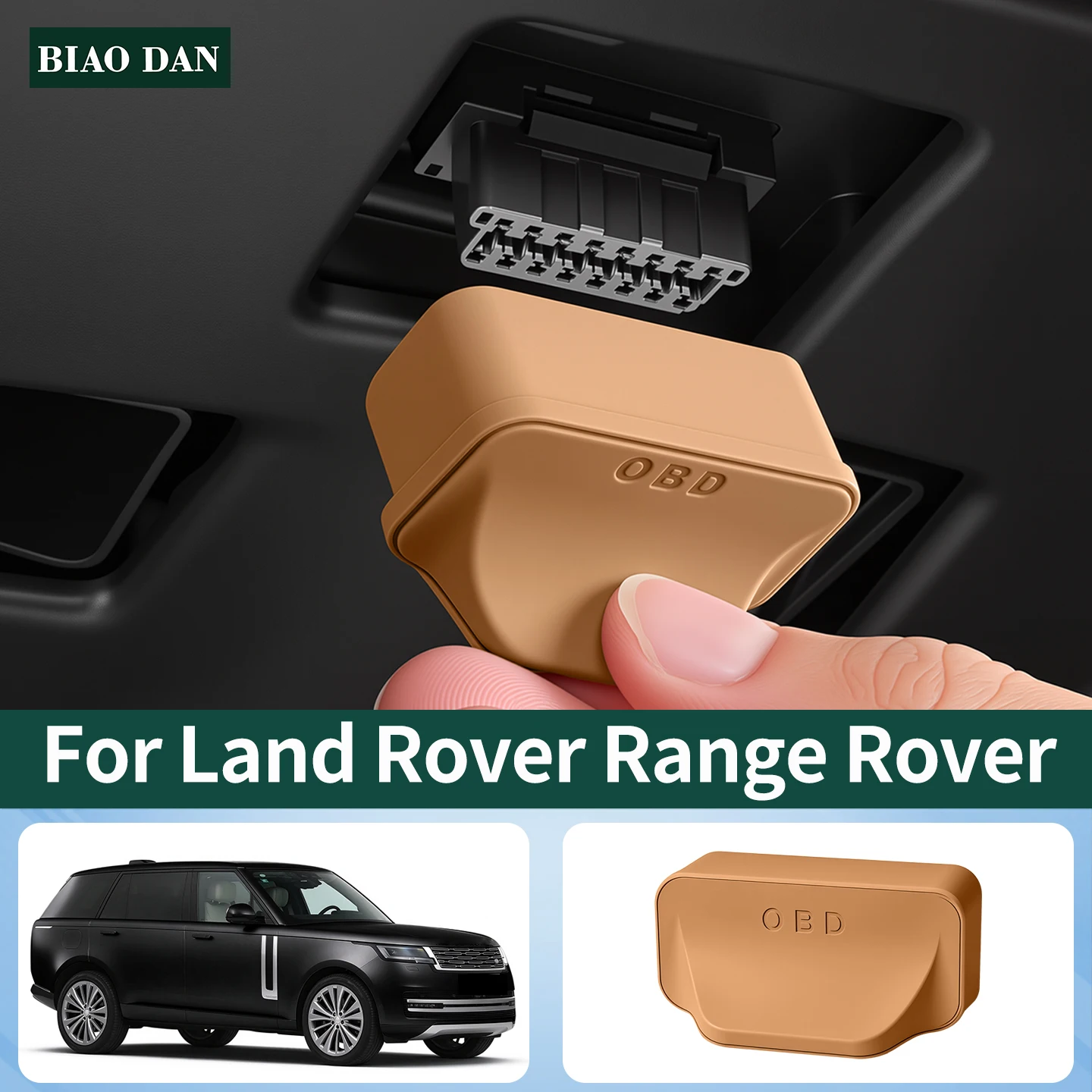 For Land Rover Range Rover Autobiography Sport OBD Protective Cover Silicone Dust-proof Cap Interior Decorative Accessory Modifi