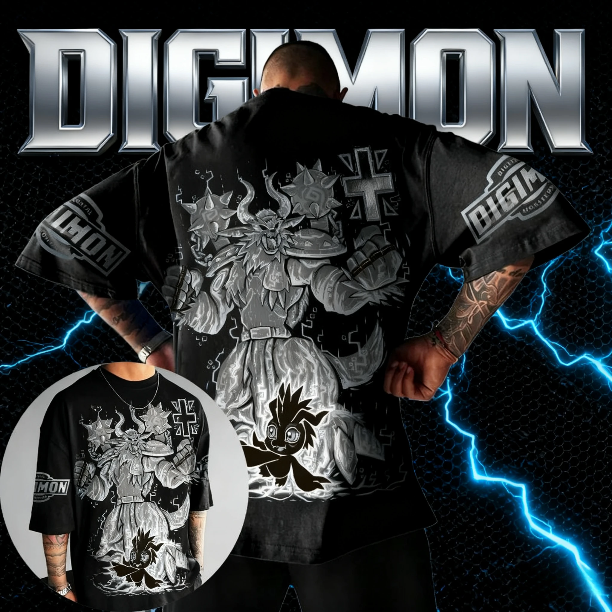 2025 夏デジモンアドベンチャーアニメーションブランド綿 100% ヴィケモンプリント Tシャツユニセックス半袖カジュアル大人子供 Y2k