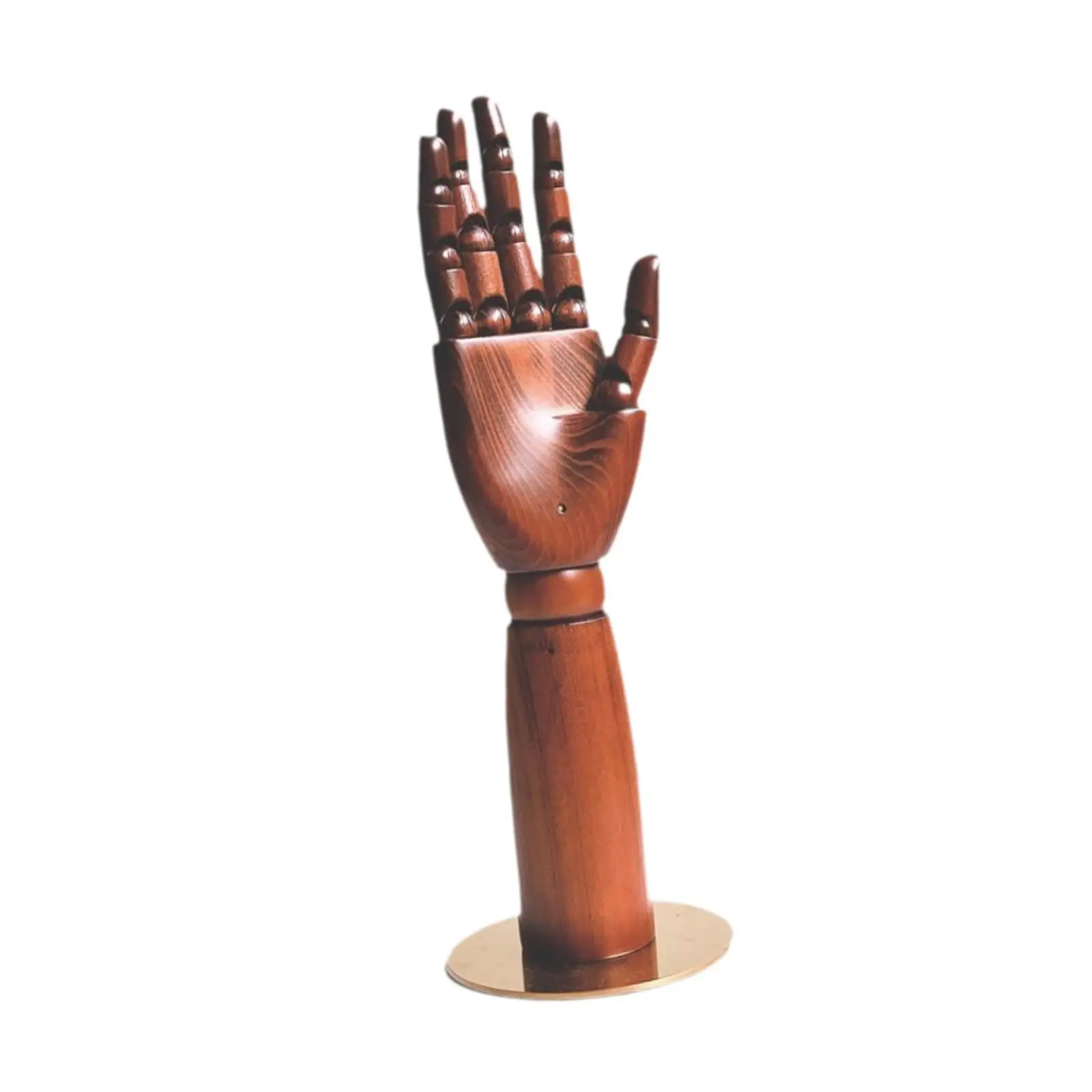 Wooden Hand Model Stand Art Mannequin Figure for Anklets Earrings Gloves