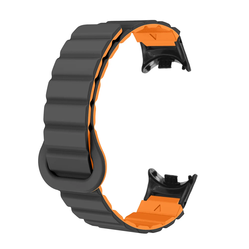 

Magnetic Silicone Watch Strap for Xiaomi MI Smart Watch Band 8 Quick Release Head Clasp Breathable Sport Band For Man Woman