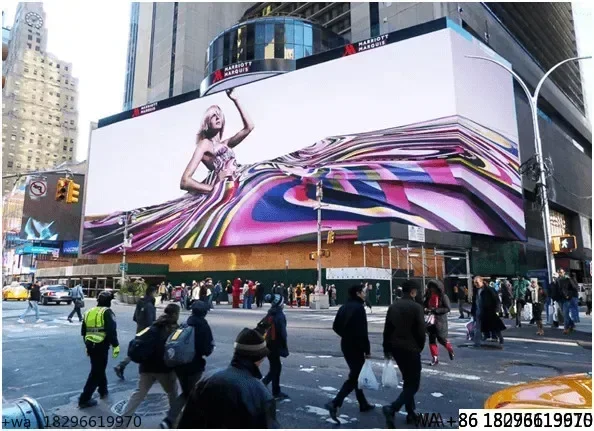 

Outdoor P4.4 Fixed LED Display SMD1921 3D Digital Advertising Screen for Shopping Malls
