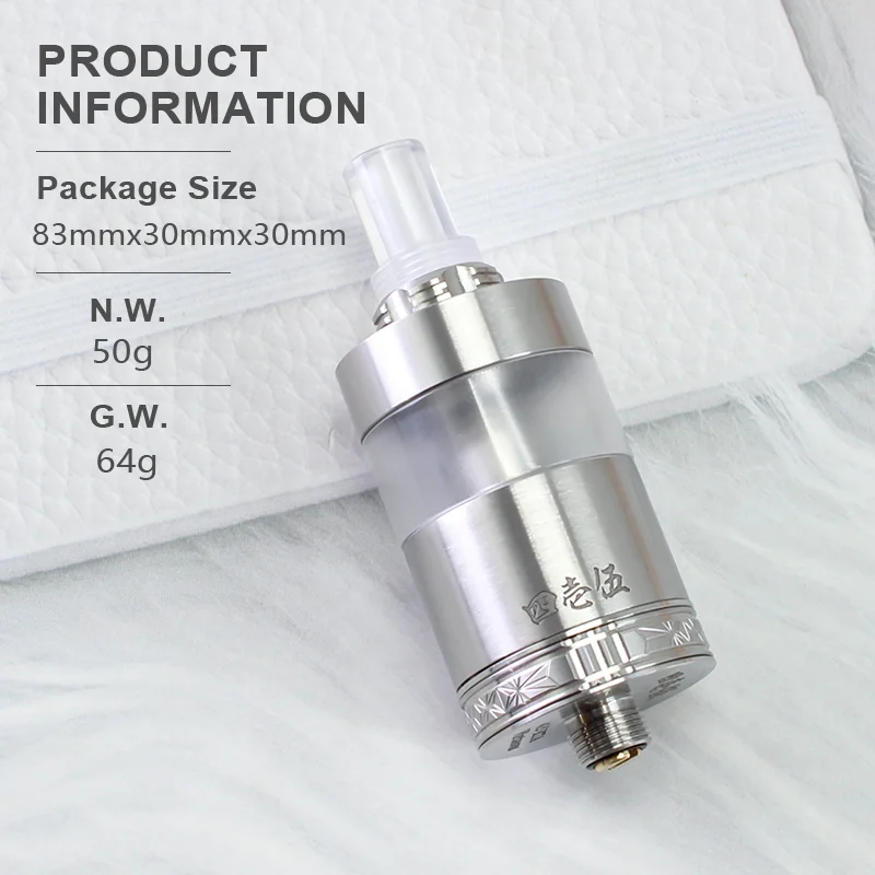 SXK Style Four One Five 415 Virtuous RTA 3.3 22 MTL 7 atomizer tank for coils & atomizers - gallery image 3