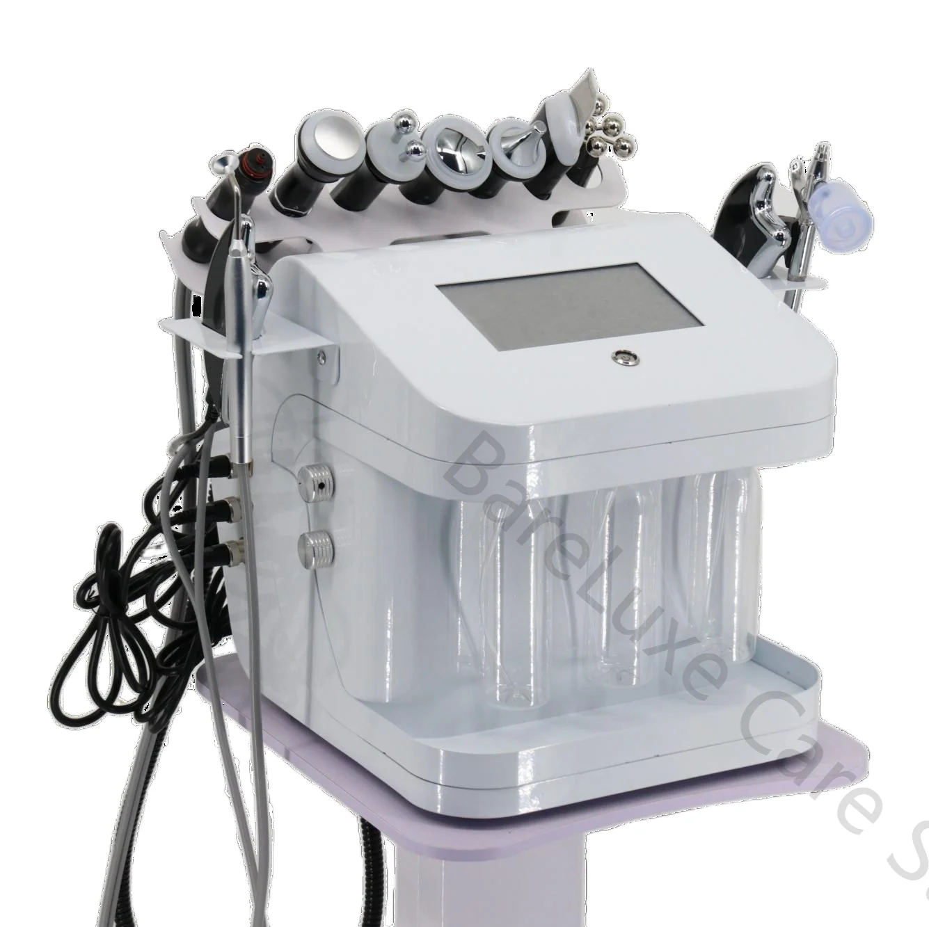 10 in 1 Deep Pore Cleaning Facial Cleansing Machine H2O2 Beauty Skin Dermabrasion Peel Oxygen Jet Beauty Equipment for Face Neck view 4
