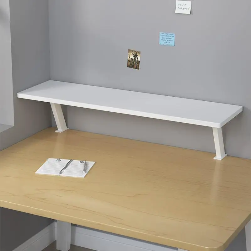 office-cuter-monitor-riser-stand-base-pad-heightening-elf-desktop-storage-organizer-stainl-steel-no-drilling-required