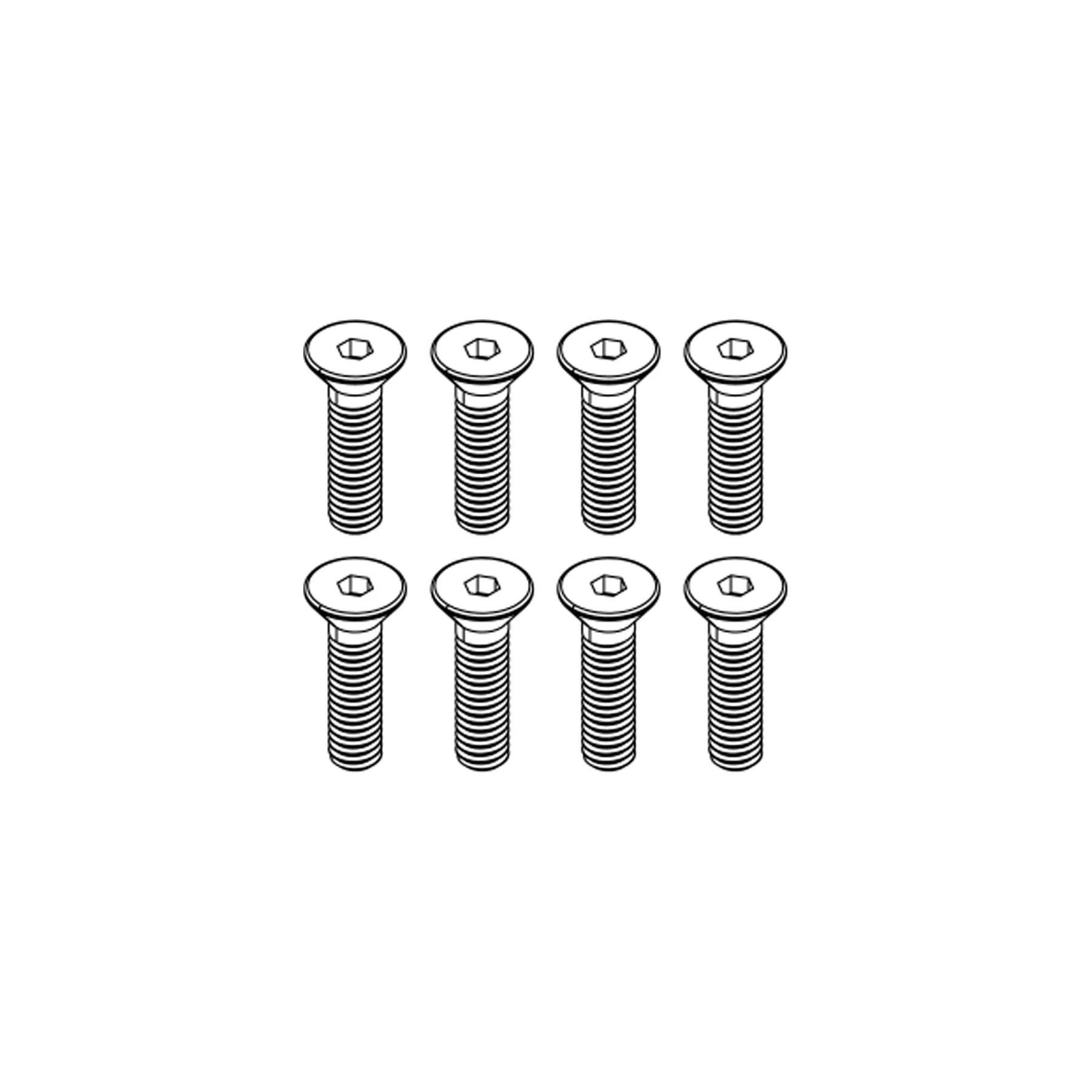 

N517B-M06200 Countersunk Hex Head Screw Bolt