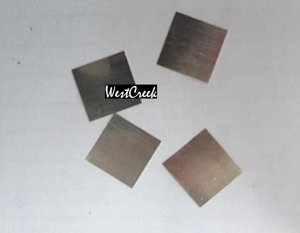 WESTCREEK Laboratory High Purity Platinum Sheet Pt Working Sheet Pure Purity Content 99.99 Can Be Customized and Invoiced