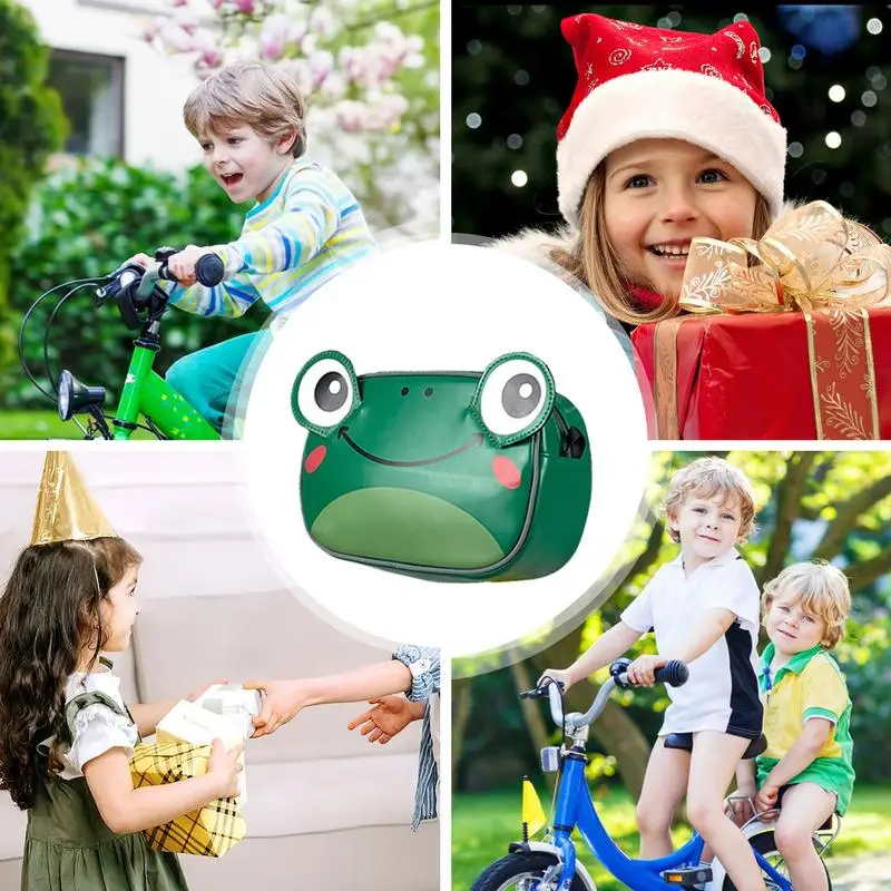 Bicycle Bag For Kids Children Scooter Handlebar Cartoon Bag Boys Girls Cycling Organizer Crossbody Bag For Water Bottle Hair