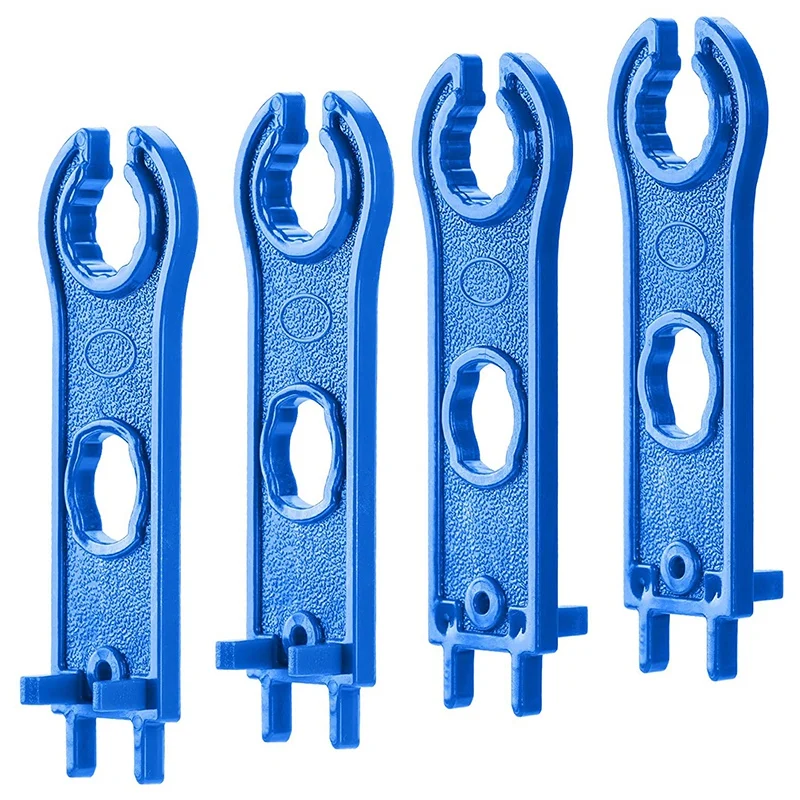 4PCS Solar Connector Tool Wrenches, Solar Panel Connector Assembly Tool For MC4 Connectors, Plastic Solar Wrench Spanner