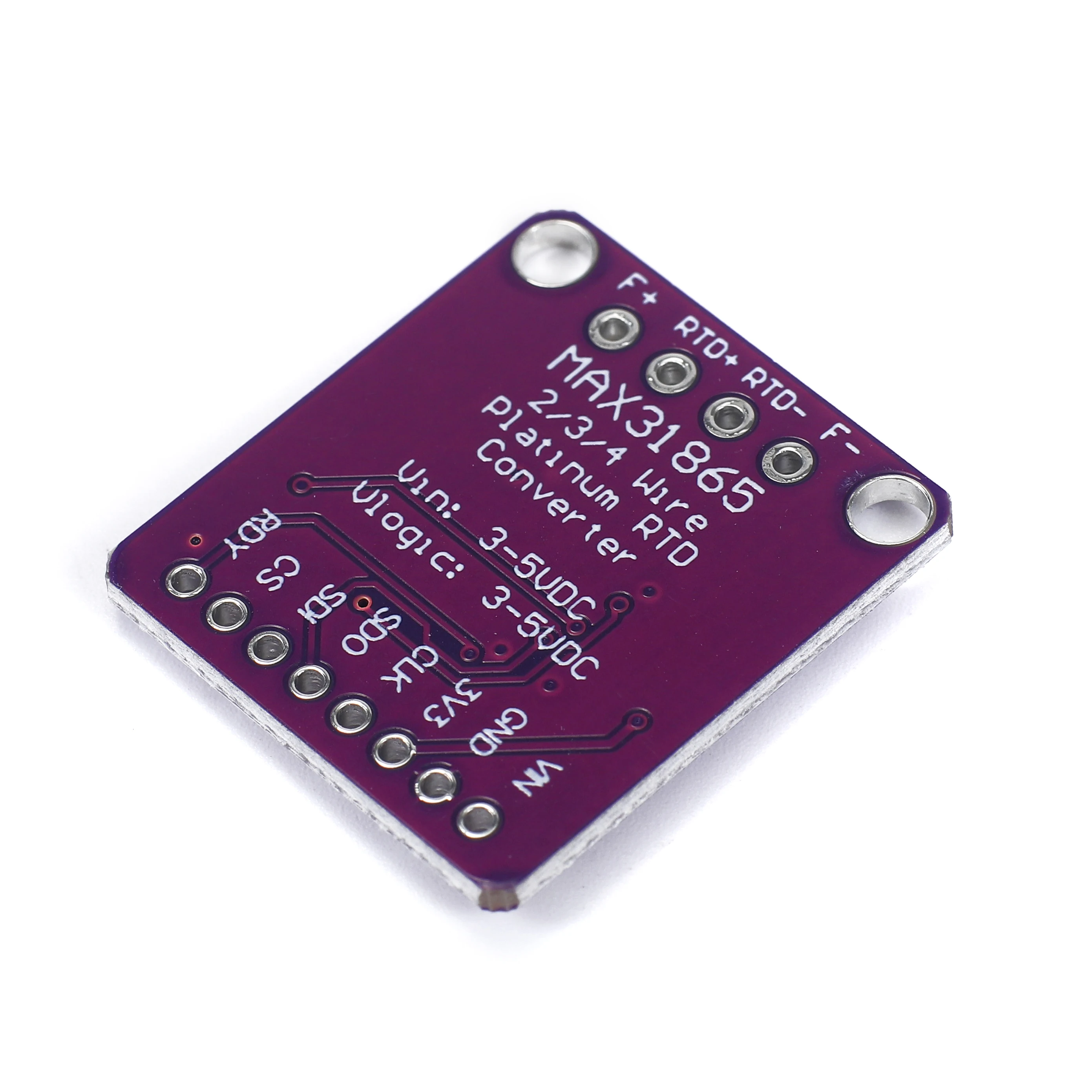 MAX31865 PT100 إلى PT1000 RTD-to-Digital محول مجلس درجة الحرارة الحرارية الاستشعار مكبر للصوت وحدة 3.3 فولت/5 فولت لاردوينو