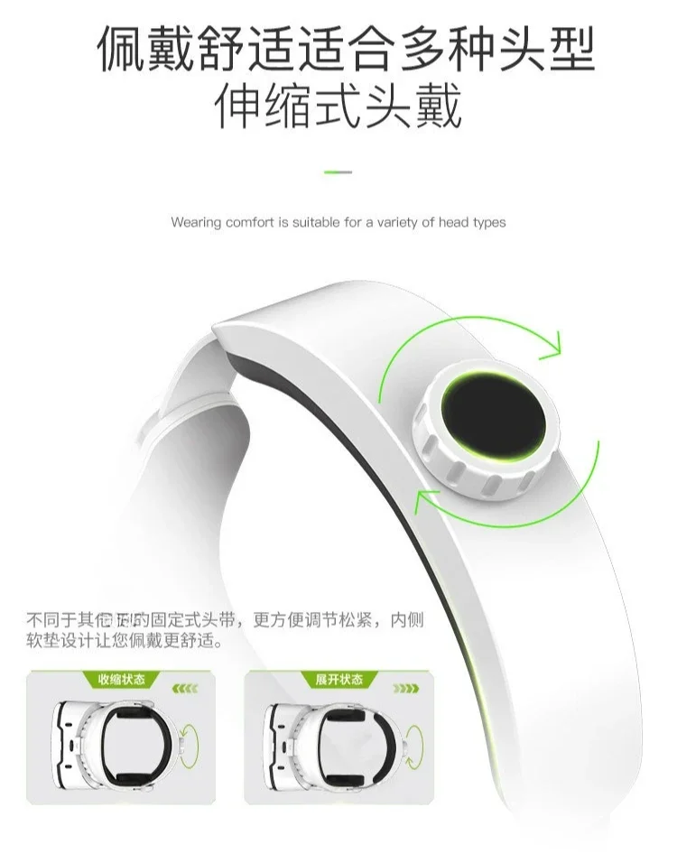 Glasses virtual game panoramic 3D helmet, mobile phone high definition integration