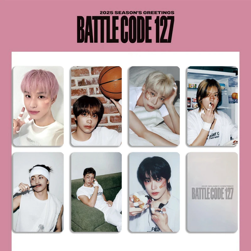 

KPOP Idols WINWIN YUTA 2025 Season‘s Greetings Photocard High Quality INS Style HD Double Sides Printing LOMO Card HAECHAN Gifts
