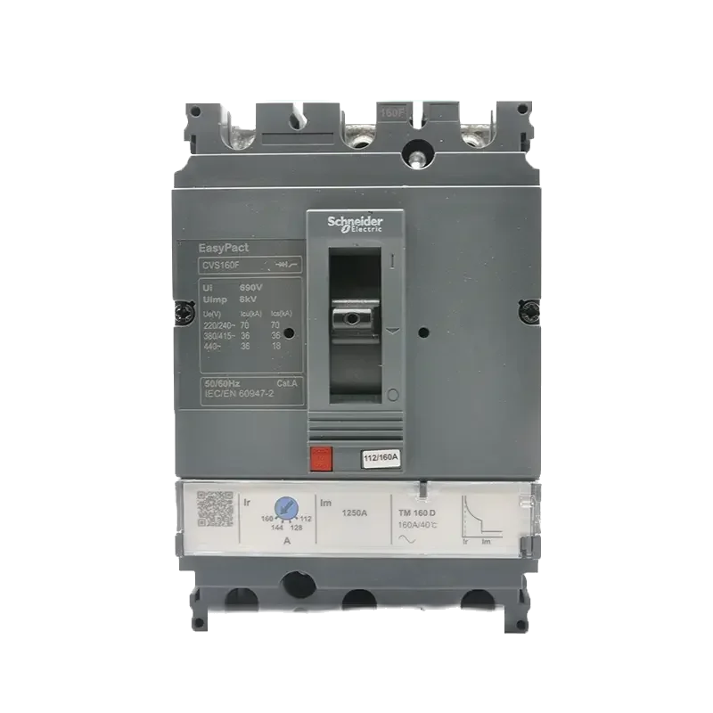 Schneider CVS Series 36kA Vigi CVS160F TMD 3P/4P 125A 160A Molded Case Leakage Circuit Breaker