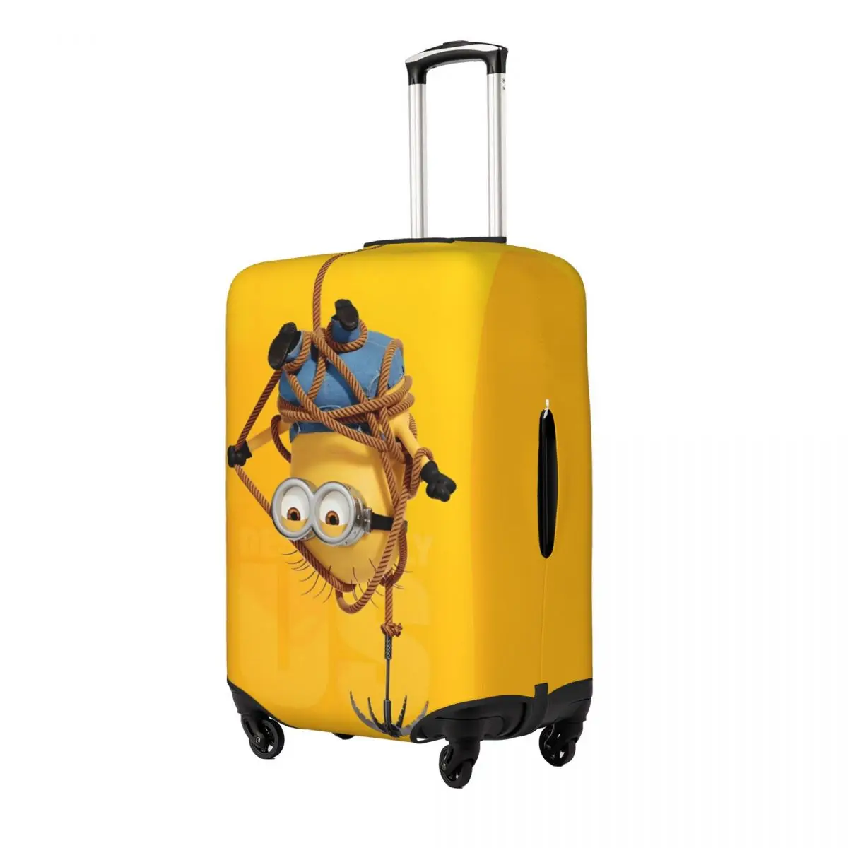 Minions Cartoon Suitcase Cover Holiday Business Strectch Luggage Case Protection