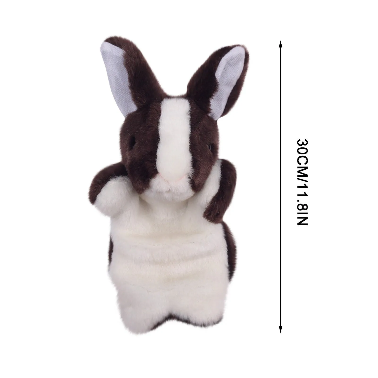 Hand Puppet Animal Stuffed Toys Cute Cartoon Dolls Girls Kids Hand Puppet Rabbit Plush Bunny Finger Toys Gifts Trend 2022 Toys