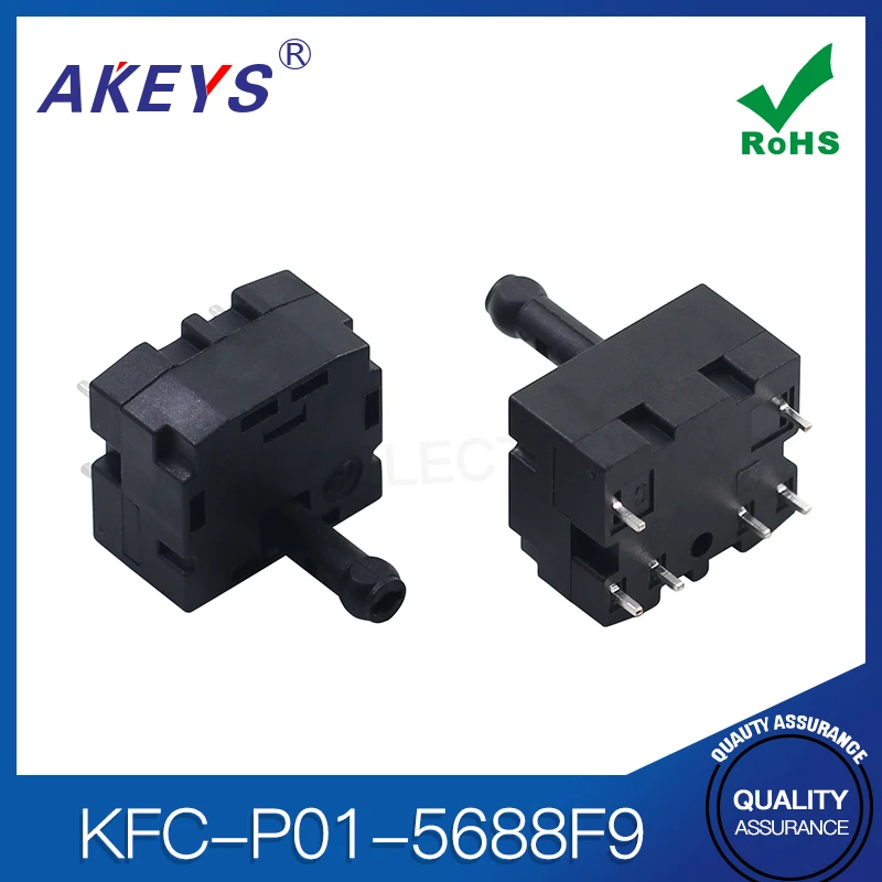 KFC-P01-5688F9  seat switch black 6-pin vertical in-line accessory key seat power switch