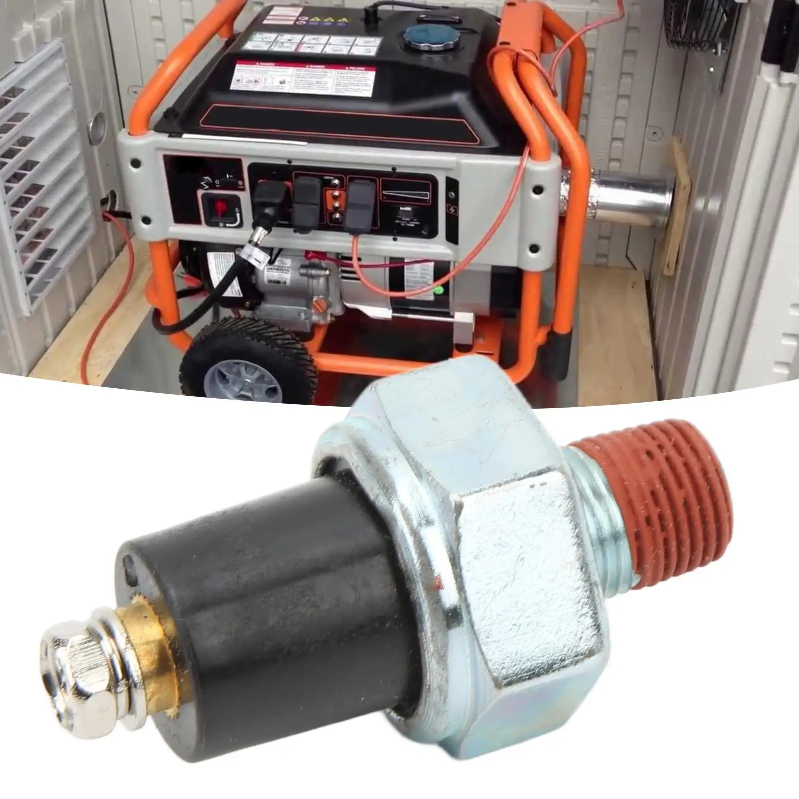 G099236 1/8in الأنابيب الموضوع مفتاح ضغط الزيت استبدال جزء توافق جيد سهلة التركيب لصيانة المولدات #3