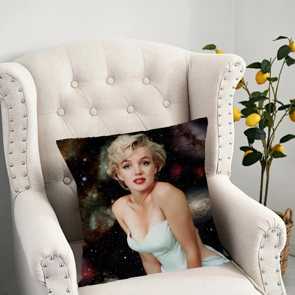 Decorative Cushion Covers 45x45 Cushions Cover Y Marilyn Monroe 50x50 Pillow Sofa Home Textile Garden