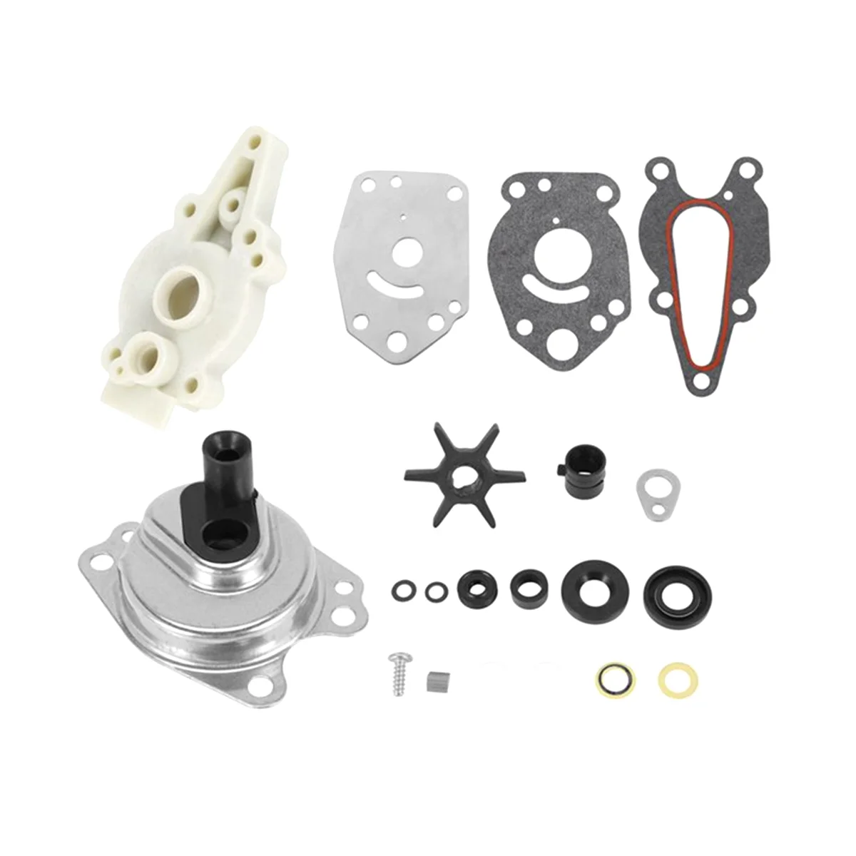 

46-42089A5 Water Pump Impeller Repair Kit for Mercury Mariner 6/8/9.9/10/15 HP 2 Stroke Outboard