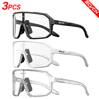SCVCN 3Packs Photochromic Cycling Sunglasses Men Women Sports MTB Bike Eyewear Outdoor Road Bicycle Cycl Glasses UV400 Goggles