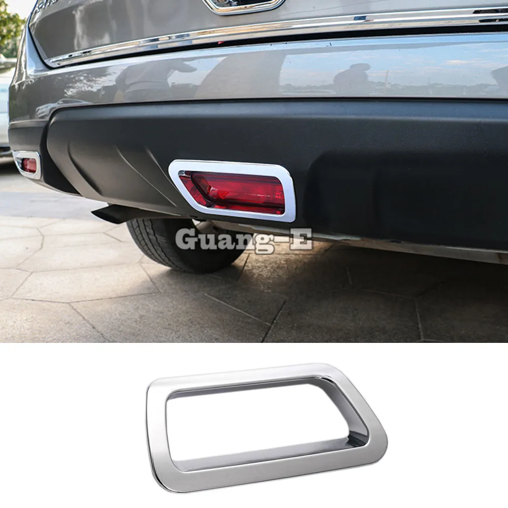 

For Nissan X-trail xtrail T32/Rogue 2014 2015 2016 Frame Styling ABS Chrome Cover Trim Back Tail Rear Brake Skid Light Lamp 1pcs