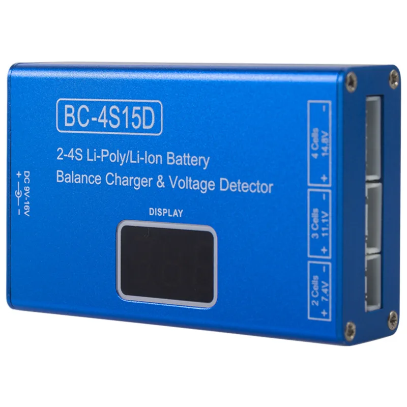 BC-4S15D RC Battery Balance Charger Voltage Detector LCD Digital Display 1500mA Charger for 2-4S Battery RC FPV Quadcopter Drone